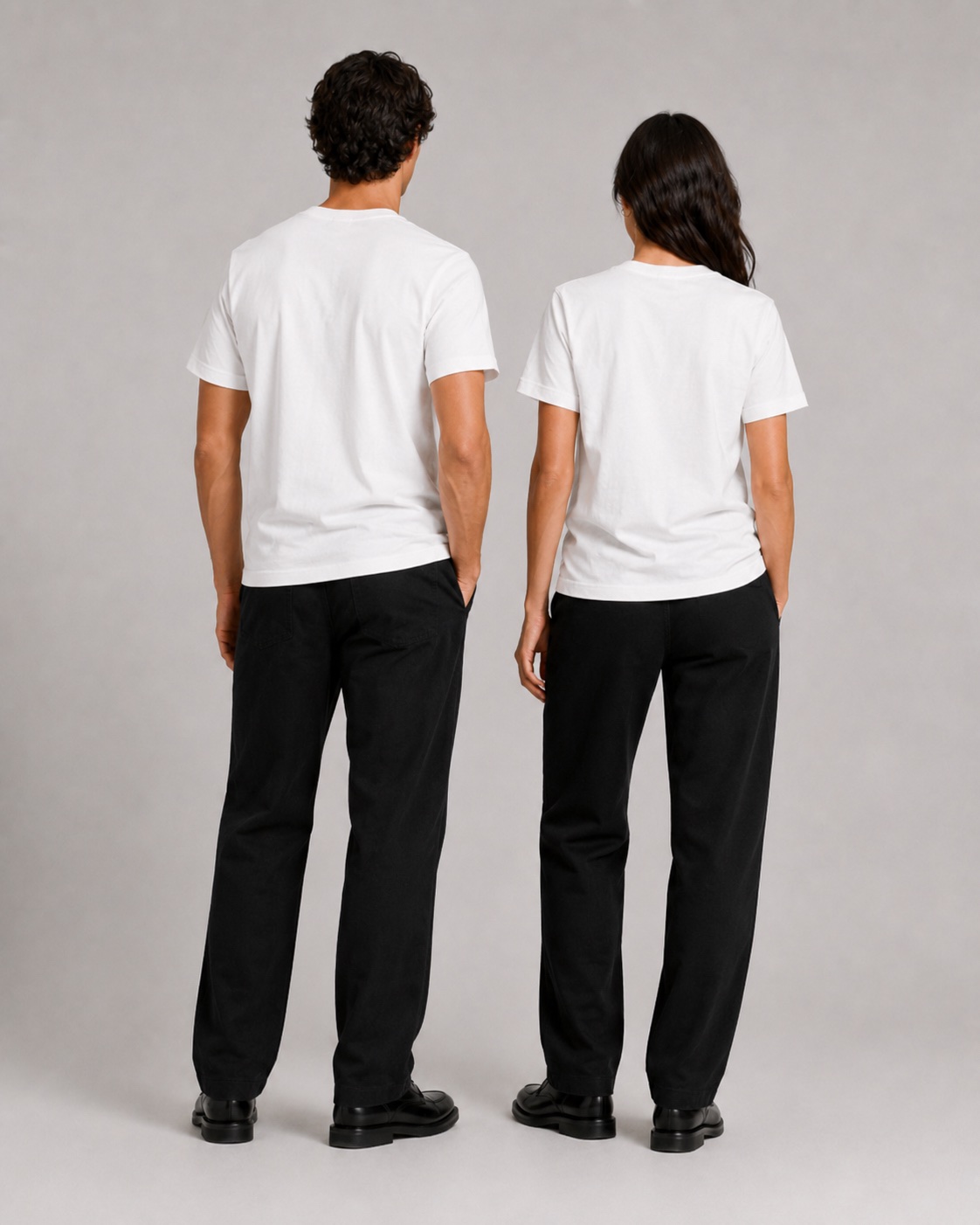 Essential Tee — Blanc, vue 4